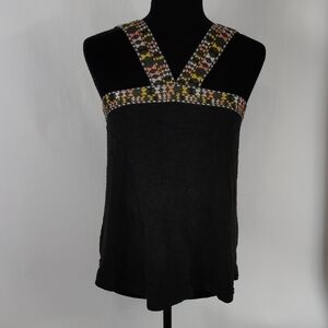 Madewell Embroidered Swing Sweater Tank